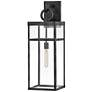 2_Hinkley Porter 29" Black Outdoor Lantern Wall Light with LED Bulb more views