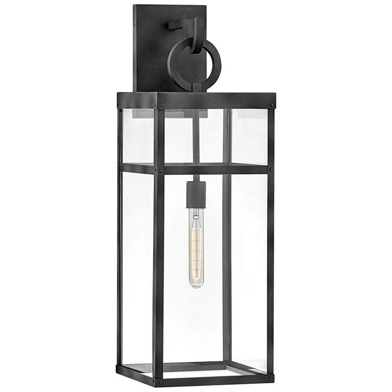 Image 2 Hinkley Porter 29" High Aged Zinc Outdoor Wall Light