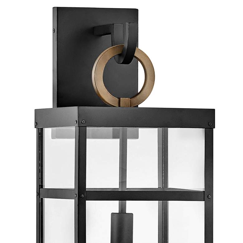 Image 2 Hinkley Porter 29 inch High Black LED Outdoor Wall Light more views