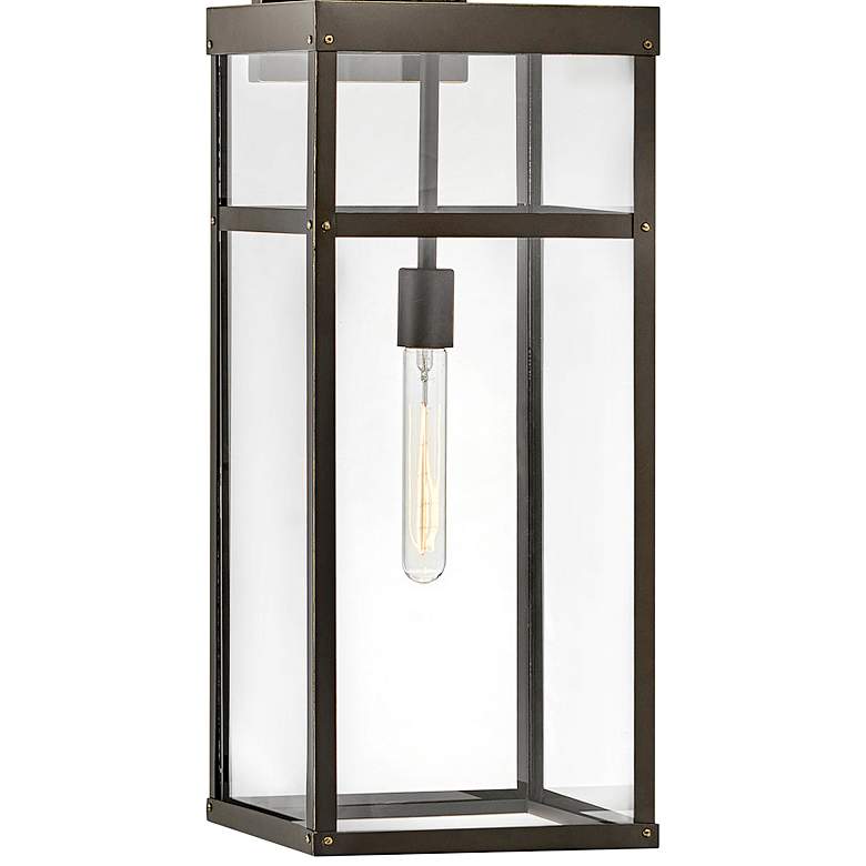 Image 4 Hinkley Porter 29" High Oil-Rubbed Bronze Outdoor Wall Light more views