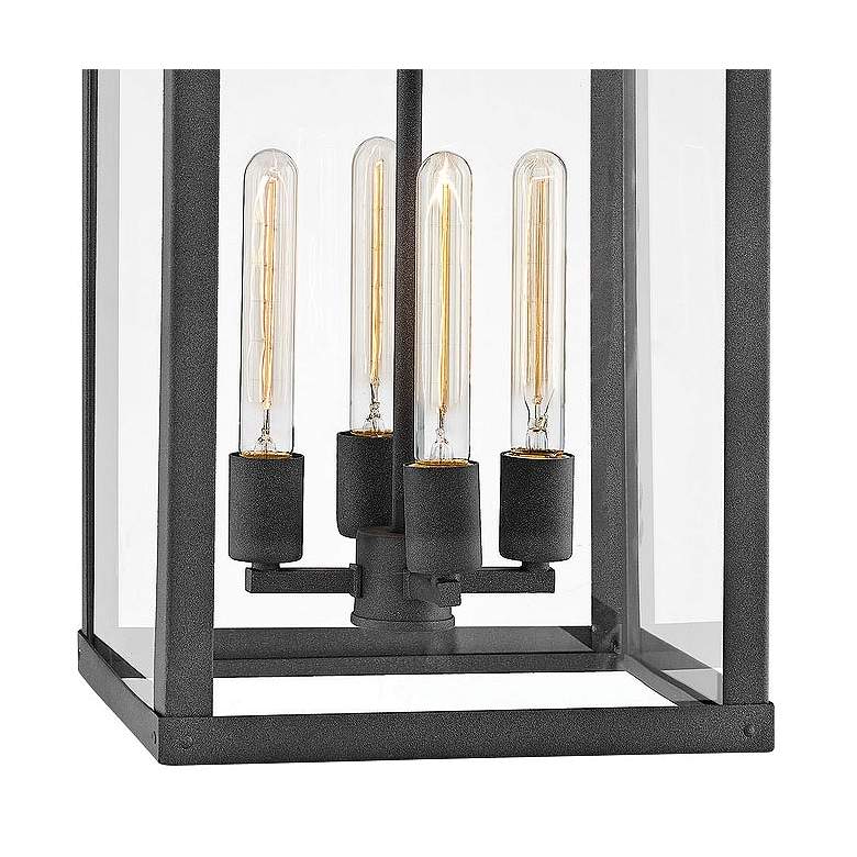 Image 3 Hinkley Porter 31 1/4 inch High Aged Zinc Outdoor Hanging Light more views