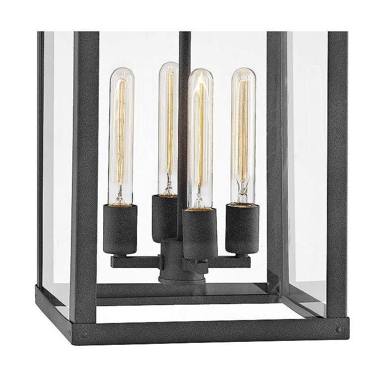 Image 3 Hinkley Porter 31 1/4" High Aged Zinc Outdoor Hanging Light more views