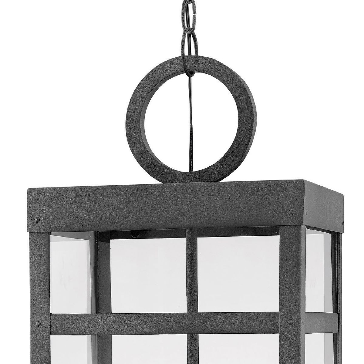 Image 4 Hinkley Porter 31 1/4" High Aged Zinc Outdoor Hanging Light more views