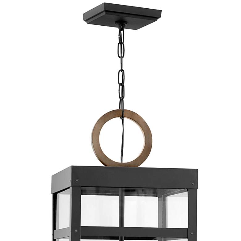 Image 2 Hinkley Porter 31 1/4" High Black 4-Light LED Outdoor Hanging Light more views