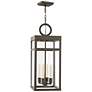 2_Hinkley Porter 31 1/4" High Oil-Rubbed Bronze Outdoor Hanging Light
