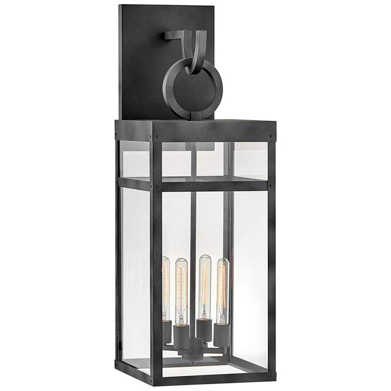 Image 2 Hinkley Porter 35 1/4" High Aged Zinc Outdoor Wall Light