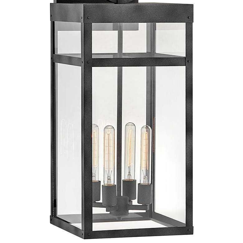 Image 4 Hinkley Porter 35 1/4" High Aged Zinc Outdoor Wall Light more views
