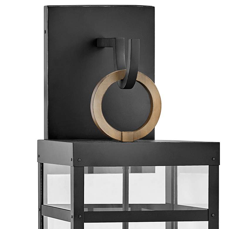 Image 2 Hinkley Porter 35 1/4"H Black 4-Light LED Outdoor Wall Light more views