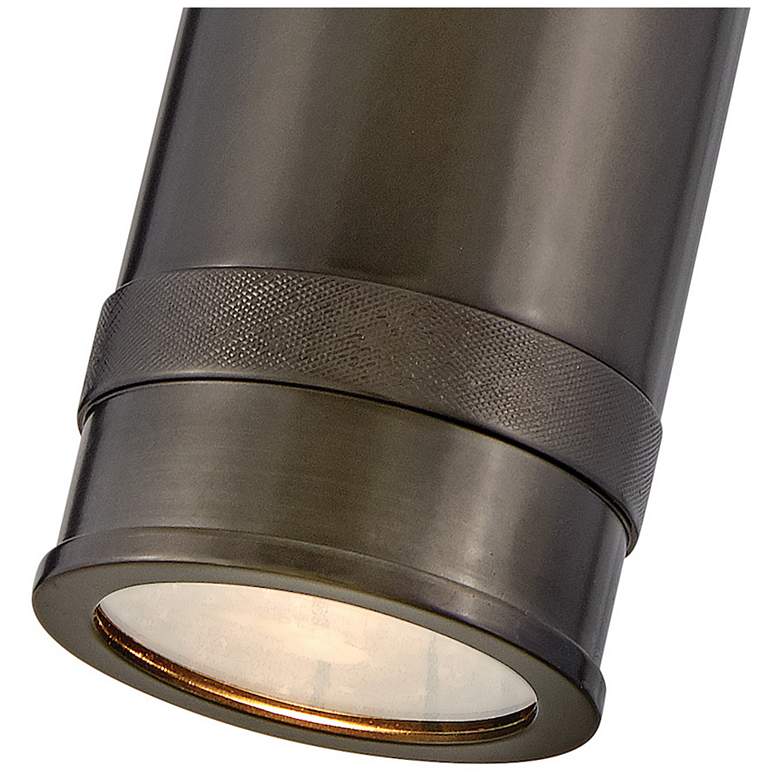 Image 4 Hinkley Pratt 12 1/2" High Black Oxide Outdoor Wall Light more views