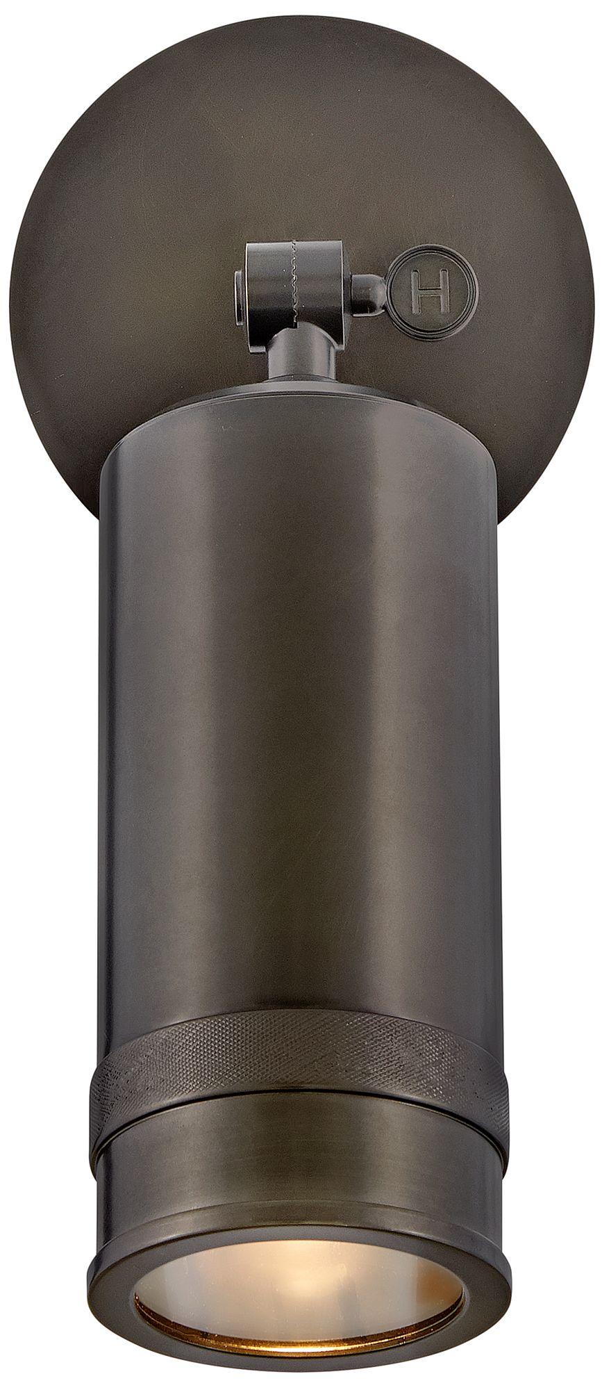 Hinkley Pratt 12 1/2" High Black Oxide Outdoor Wall Light