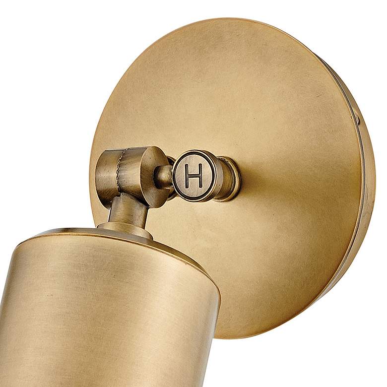 Image 3 Hinkley Pratt 12 1/2" High Heritage Brass Outdoor Wall Light more views