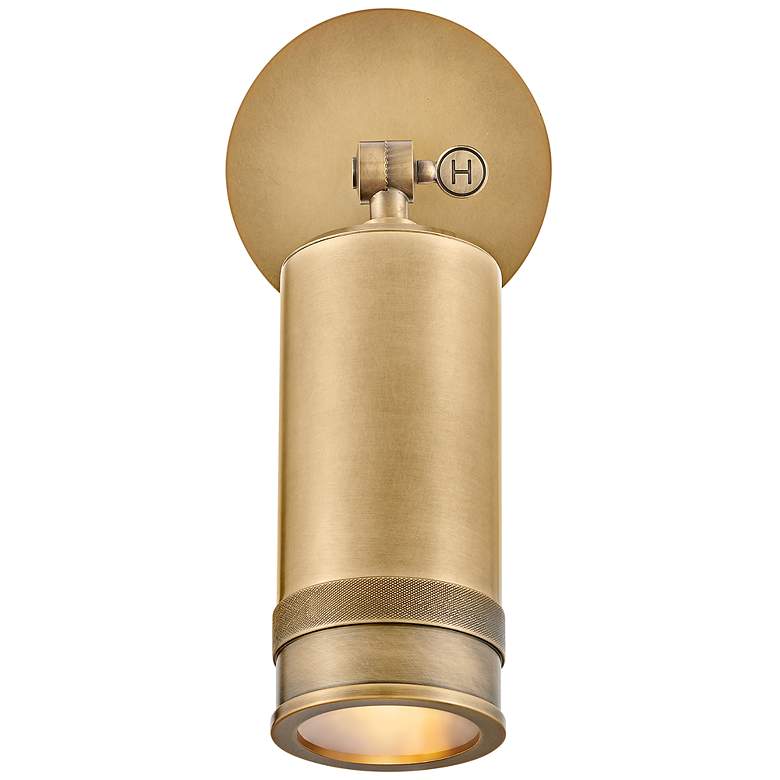 Image 4 Hinkley Pratt 12 1/2" High Heritage Brass Outdoor Wall Light more views