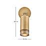 Hinkley Pratt 12 1/2" High Heritage Brass Outdoor Wall Light