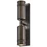 2_Hinkley Pratt 19"H Black Oxide 2-Light Outdoor Wall Light more views