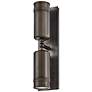 7_Hinkley Pratt 19"H Black Oxide 2-Light Outdoor Wall Light more views