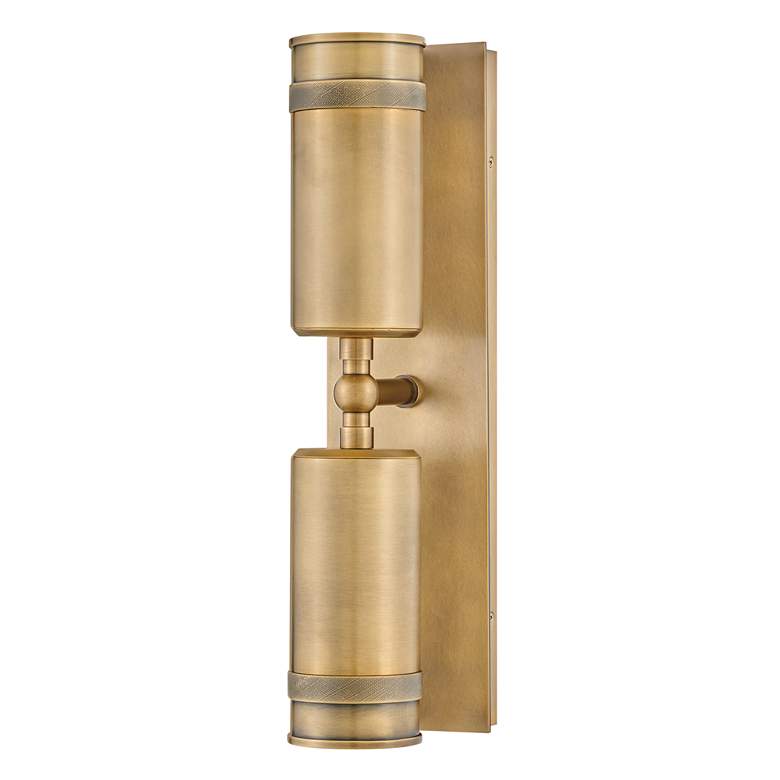 Image 7 Hinkley Pratt 19"H Heritage Brass 2-Light Outdoor Wall Light more views
