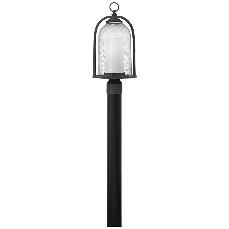 Image 1 Hinkley Quincy 18 3/4 inch High Aged Zinc Outdoor Post Light