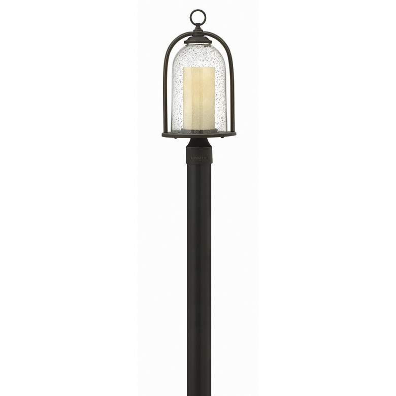 Image 1 Hinkley Quincy 18 3/4" High Bronze Outdoor Post Light