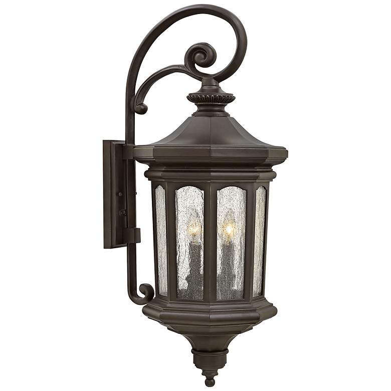 Image 2 Hinkley Raley 11 3/4 inchW Oil-Rubbed Bronze Outdoor Wall Light