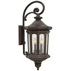 Hinkley Raley 11 3/4&quot;W Oil-Rubbed Bronze Outdoor Wall Light