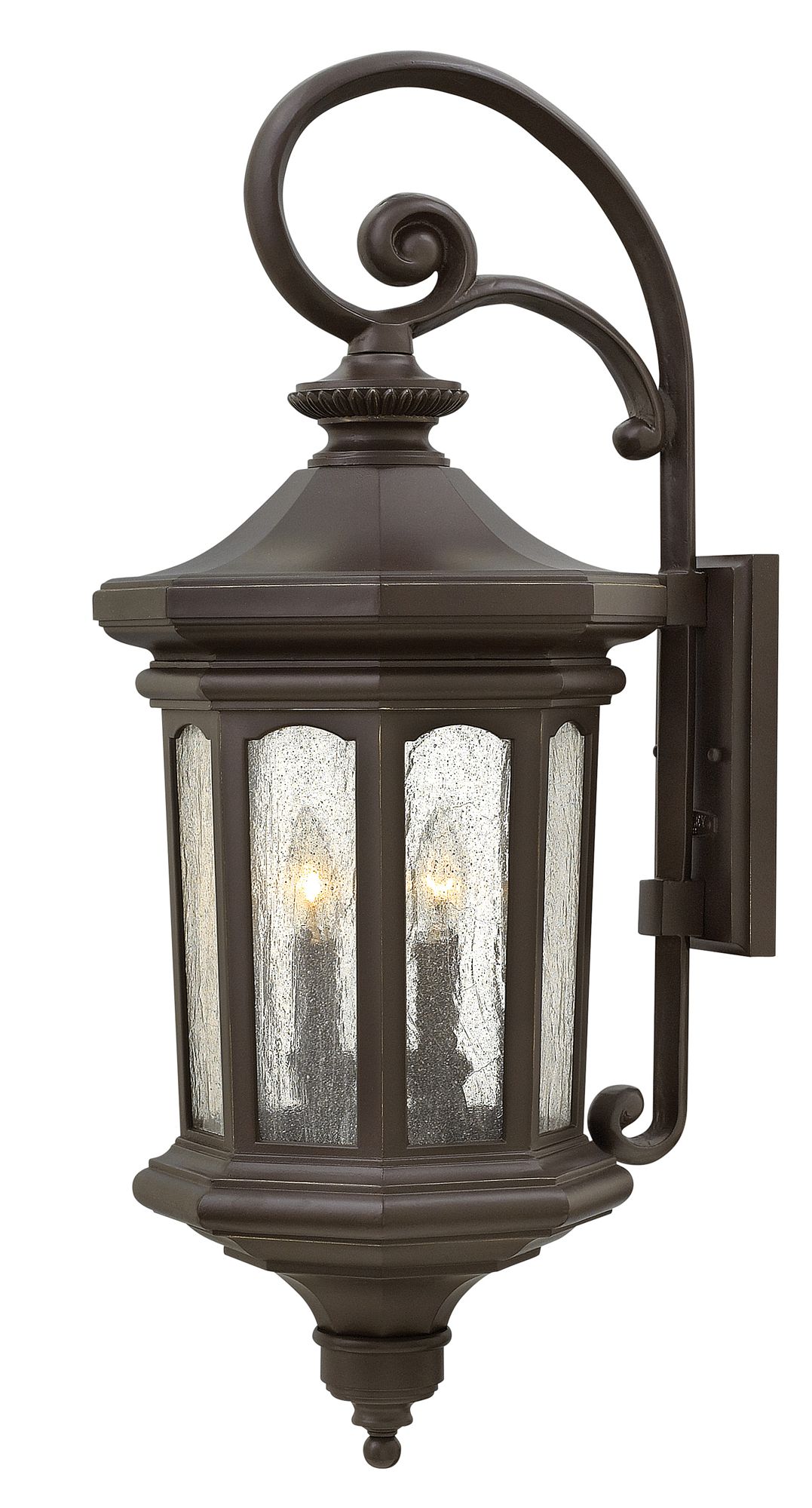 Image 3 Hinkley Raley 11 3/4"W Oil-Rubbed Bronze Outdoor Wall Light more views