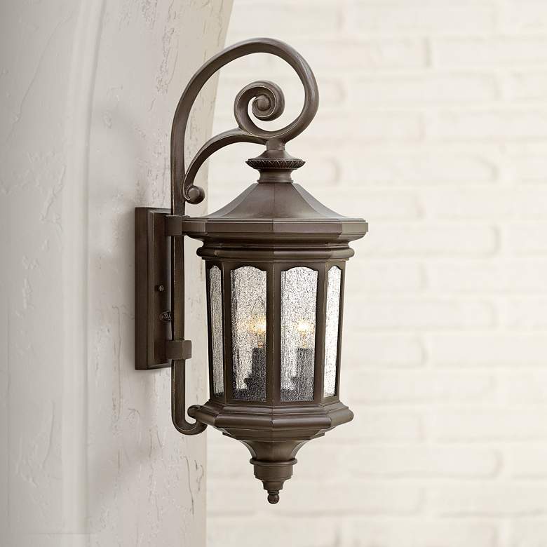 Image 1 Hinkley Raley 25.5"H Oil-Rubbed Bronze Outdoor Wall Light