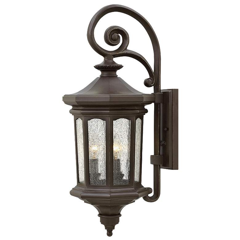 Image 1 Hinkley Raley 25 3/4 inch Traditional Bronze Scroll Outdoor Wall Light