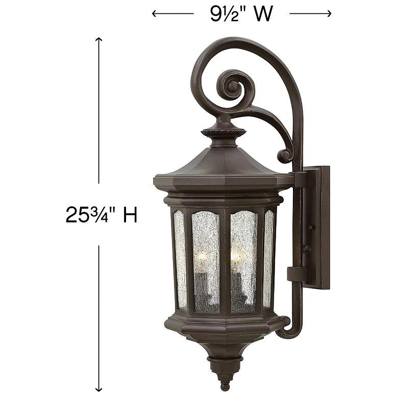 Image 4 Hinkley Raley 25 3/4"H Bronze 3-Light LED Outdoor Wall Light more views