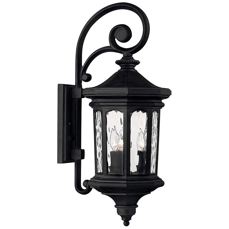 Image 2 Hinkley Raley 25 3/4"H Museum Black LED Outdoor Wall Light