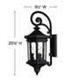 Hinkley Raley 25 3/4"H Museum Black LED Outdoor Wall Light