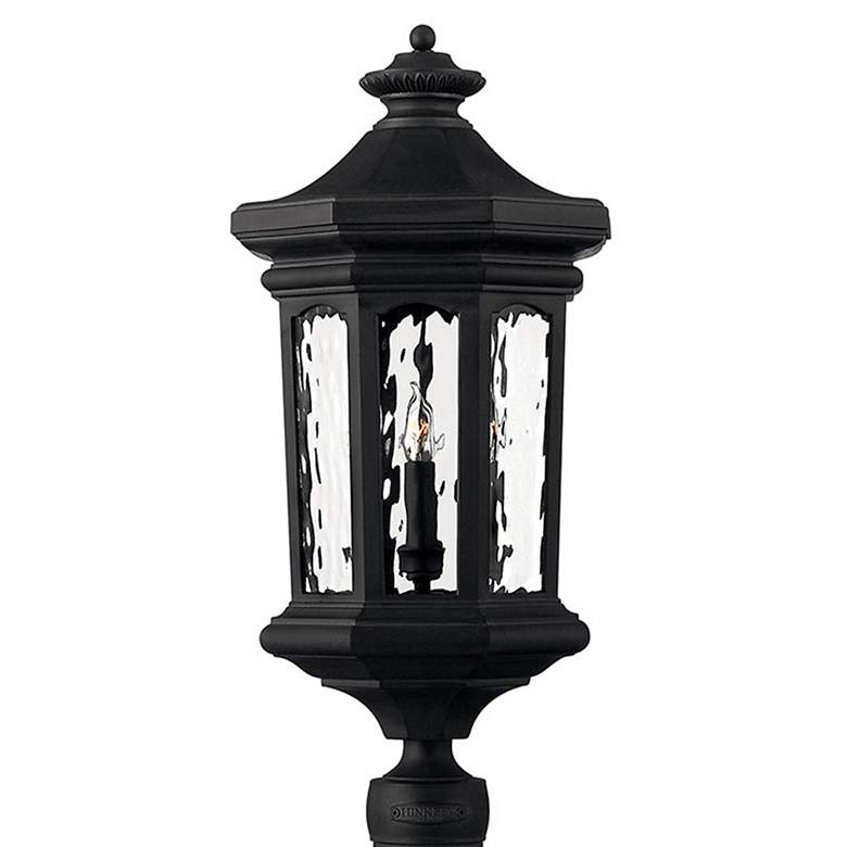 Image 2 Hinkley Raley 26 1/4"H Museum Black LED Outdoor Post Light more views