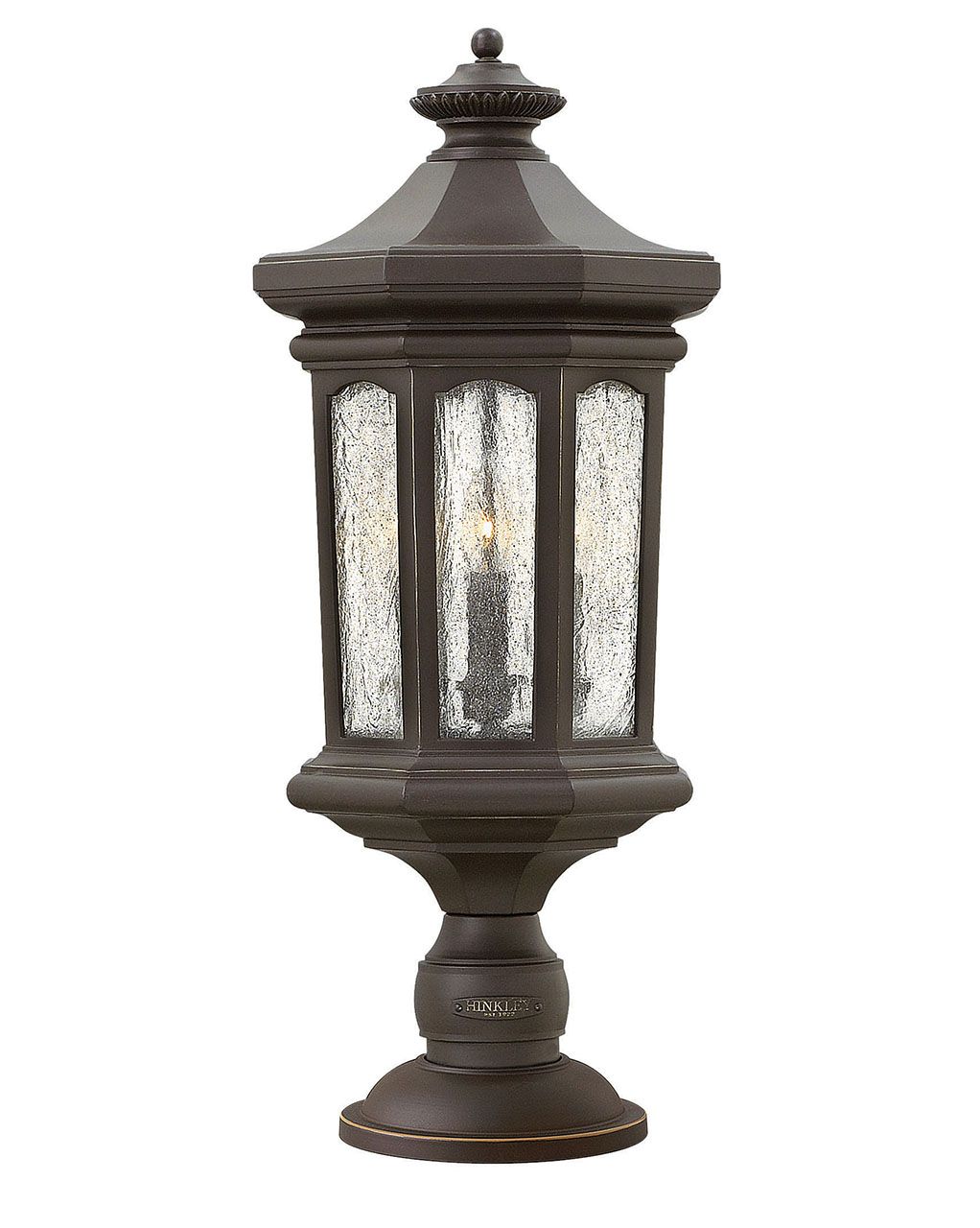 Image 3 Hinkley Raley 26 1/4"H Oil-Rubbed Bronze Outdoor Post Light more views