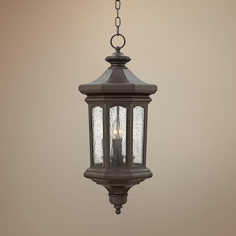 Image 1 Hinkley Raley 27 1/2 inch High Bronze Outdoor Hanging Lantern