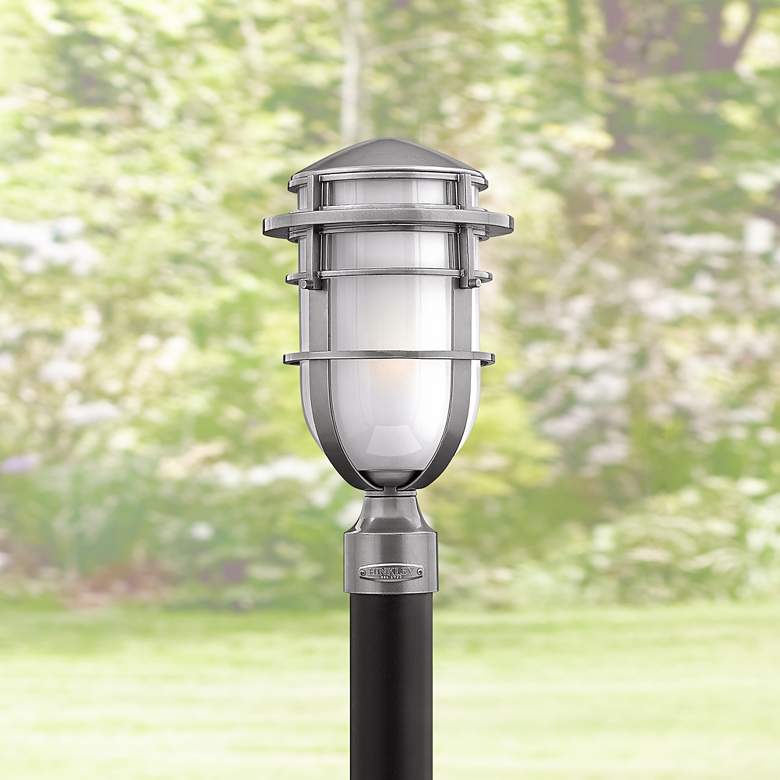 Image 1 Hinkley Reef Collection 16 inch High Outdoor Post Light