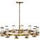 Hinkley Reeve 35 3/4" Wide 12-Light Heritage Brass Ring Chandelier