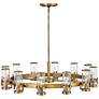 2_Hinkley Reeve 35 3/4" Wide 12-Light Heritage Brass Ring Chandelier more views