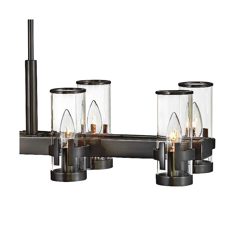 Image 3 Hinkley Reeve 46" Wide Black Oxide 12-Light Island Chandelier more views