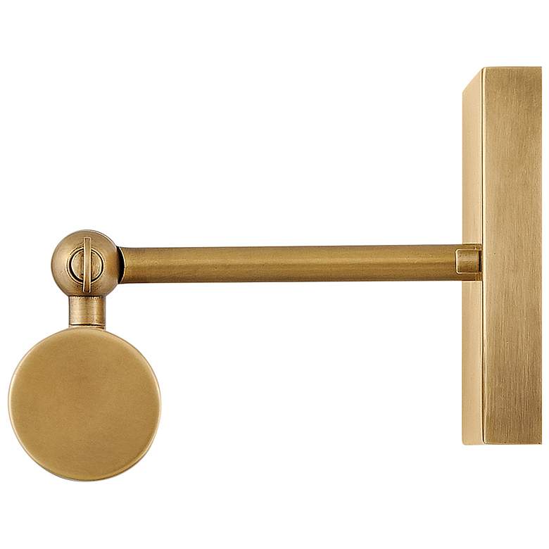 Image 3 Hinkley Regis 24 1/2" Wide Heritage Brass LED Bath Light more views