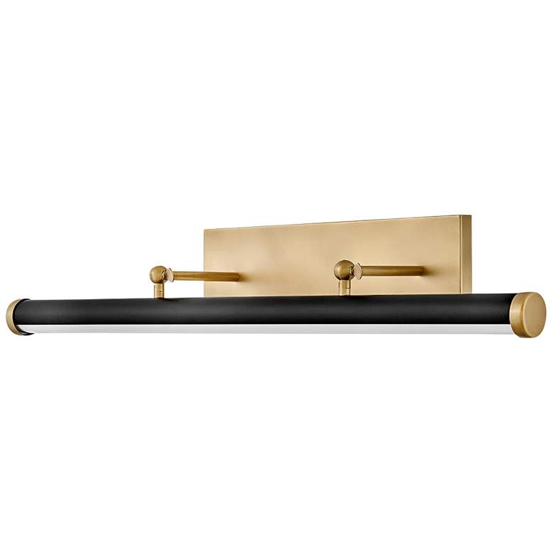 Image 1 Hinkley Regis 32 1/2" Wide Heritage Brass LED Accent Wall Light