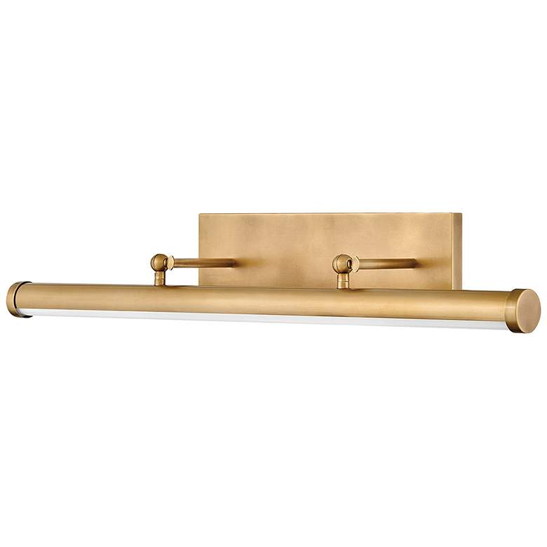 Image 1 Hinkley Regis 32 1/2" Wide Heritage Brass LED Bath Light