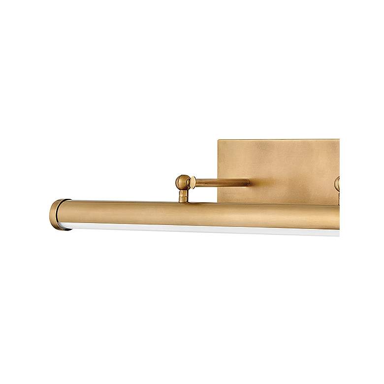 Image 2 Hinkley Regis 32 1/2" Wide Heritage Brass LED Bath Light more views
