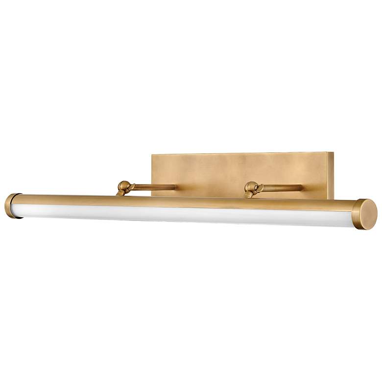 Image 4 Hinkley Regis 32 1/2" Wide Heritage Brass LED Bath Light more views