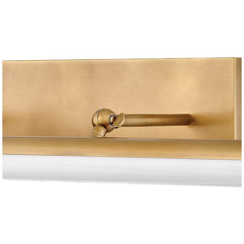 Image 5 Hinkley Regis 32 1/2" Wide Heritage Brass LED Bath Light more views