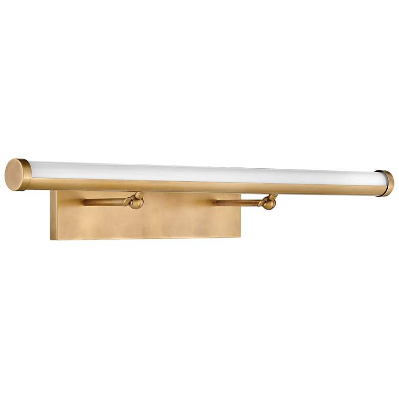 Image 6 Hinkley Regis 32 1/2" Wide Heritage Brass LED Bath Light more views