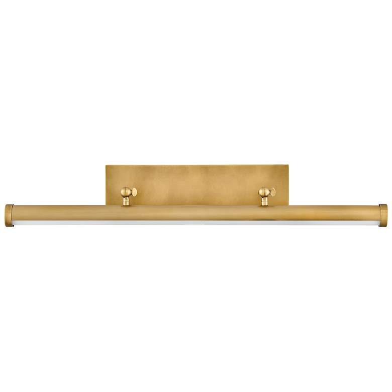 Image 7 Hinkley Regis 32 1/2" Wide Heritage Brass LED Bath Light more views