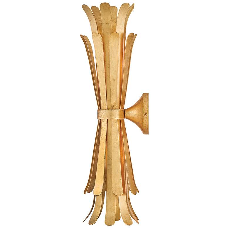 Image 5 Hinkley Reina 23 3/4" High Distressed Brass Wall Sconce more views
