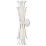 1_Hinkley Reina 23 3/4" High Textured Plaster Wall Sconce