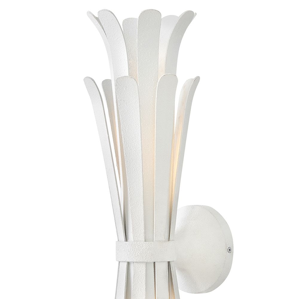 Image 3 Hinkley Reina 23 3/4" High Textured Plaster Wall Sconce more views