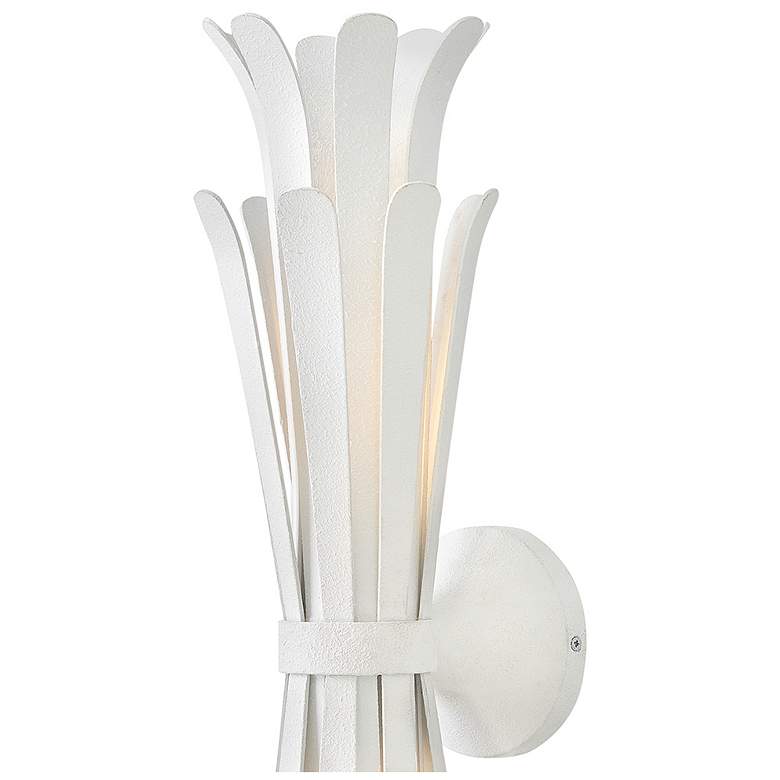 Image 3 Hinkley Reina 23 3/4" High Textured Plaster Wall Sconce more views