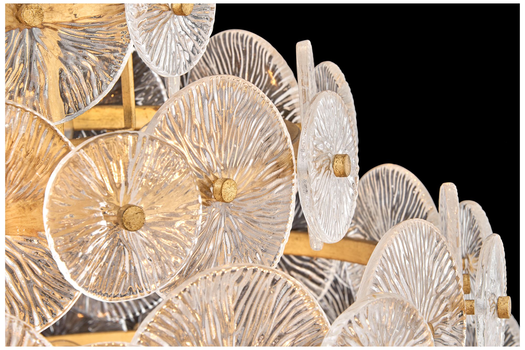 Image 6 Hinkley Rene 28 1/2" Distressed Brass Clear Glass Chandelier more views